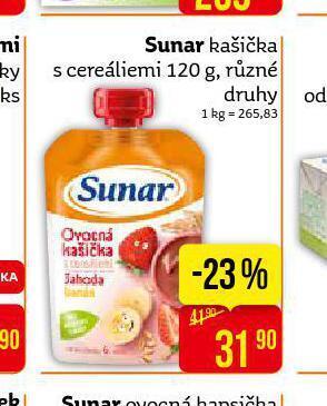 Teta Sunar kašička s cereáliemi nabídka