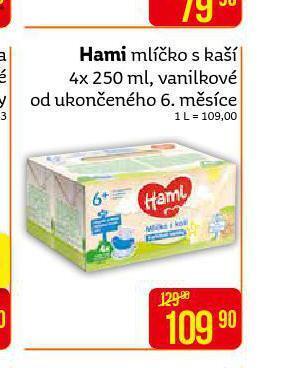 Teta Hami mlíčko s kaší nabídka