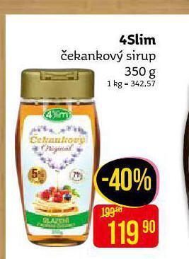 Teta 4slim čekankový sirup nabídka