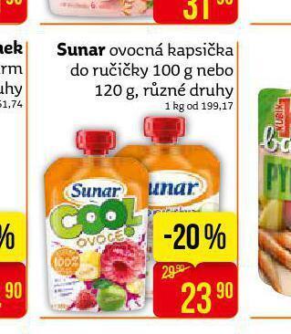 Teta Sunar ovocná kapsička nabídka
