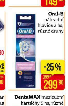 Teta Oral-b náhradní hlavice nabídka
