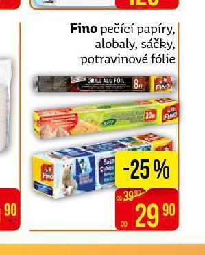 Teta Fino pečící papíry, alobaly, sáčky, potravinové fólie nabídka