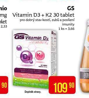 Teta Gs vitamin d3 + k2 nabídka