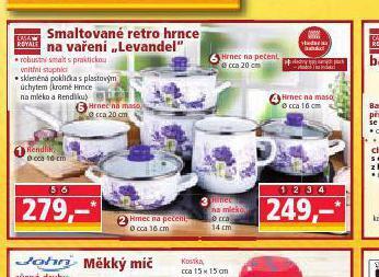 Norma Smaltované retro hrnce nabídka