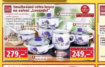 Norma Smaltované retro hrnce nabídka