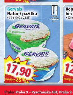 Norma Gervais natur / pažitka nabídka