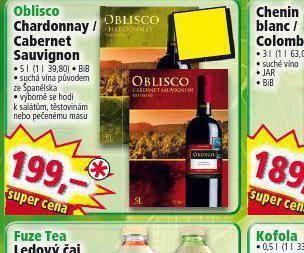 Norma Oblisco chardonnay / cabernet sauvignon nabídka