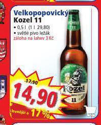 Norma Pivo velkopopovický kozel 11 nabídka