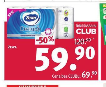 Rossmann Zewa deluxe toaletní papír nabídka