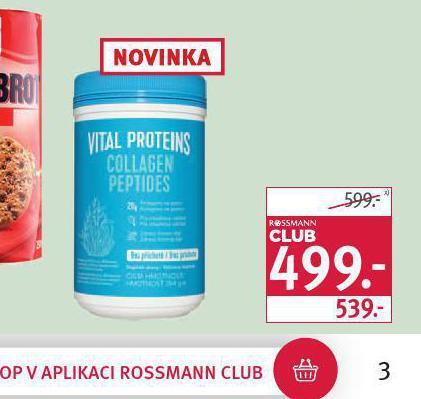 Rossmann Vital proteins nabídka