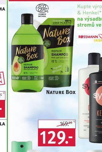 Rossmann Nature box šampon nabídka