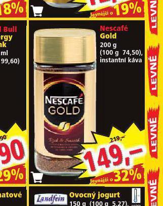Norma Nescafé gold instantní káva nabídka