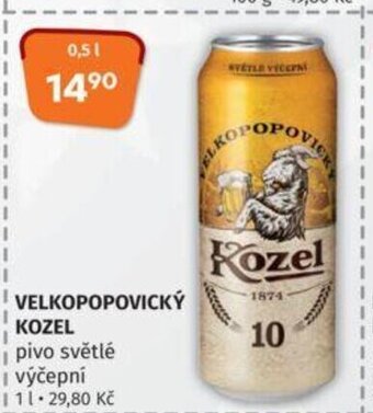 Coop Velkopopovický Kozel 10 0,5 l nabídka