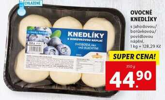 Lidl Ovocné knedlíky, 350 g nabídka
