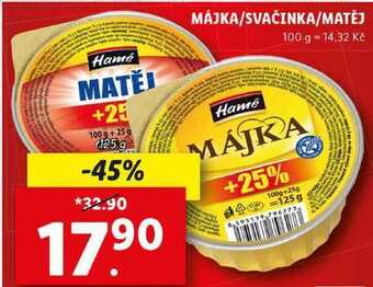 Lidl Májka/svačinka/matěj, 125 g nabídka