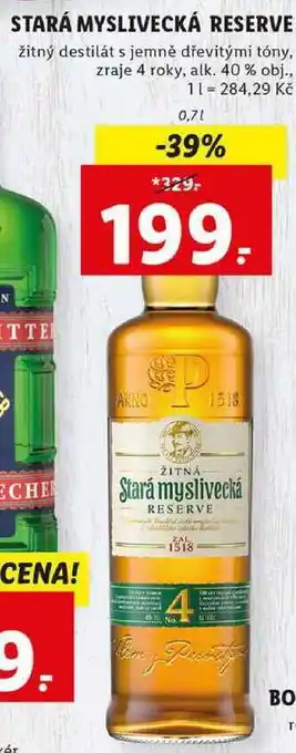 Lidl Stará myslivecká reserve, 0,7 l nabídka