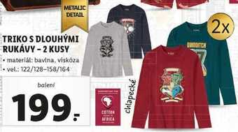 Lidl Triko s dlouhými rukávy -2 kusy nabídka