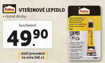 Lidl Vteřinové lepidlo nabídka
