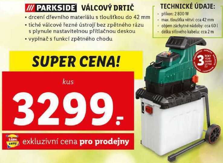 Lidl Válcový drtič nabídka