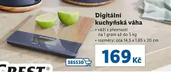 Lidl SilverCrest Digitální kuchynská váha nabídka