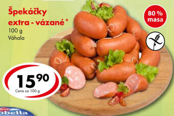 CBA Špekáčky extra - vázané 100 g nabídka
