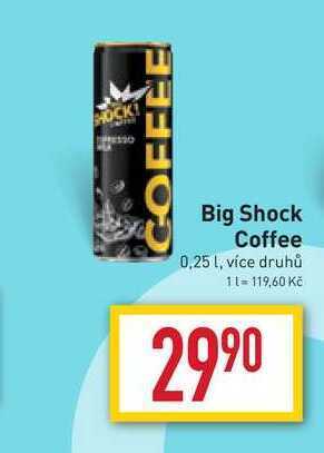 Billa Big shock coffee 0,25l nabídka