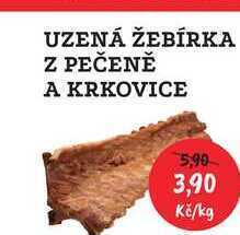 RABBIT řeznictví Uzená žebírka z pečeně a krkovice  1 kg nabídka