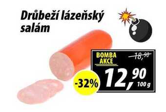 ZEMAN Drůbeží lázeňský salám 100 g nabídka
