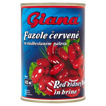 Giana fazole červené ve sladkoslaném nálevu