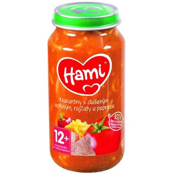 Rohlik.cz Hami příkrm makaróny s dušeným vepřovým, rajčaty a paprikou nabídka