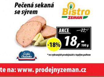 ZEMAN Pečená sekaná se sýrem nabídka