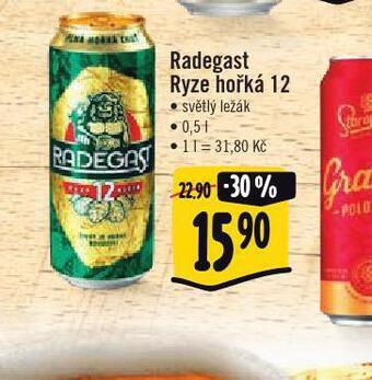 Jip Pivo radegast ryze hořká 12 nabídka