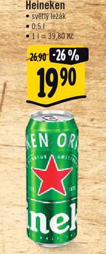 Jip Pivo heineken nabídka
