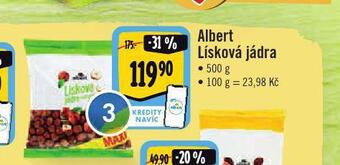Jip Albert lísková jádra nabídka