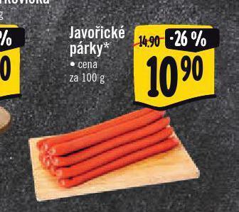 Jip Javořické párky nabídka