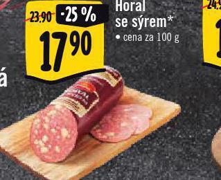 Jip Horal se sýrem nabídka