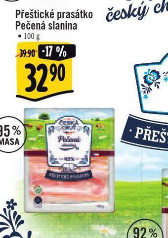 Jip Přeštické prasátko pečená slanina nabídka