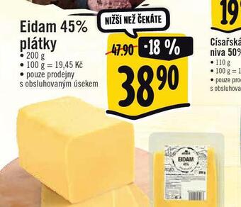 Jip Eidam 45% plátky nabídka