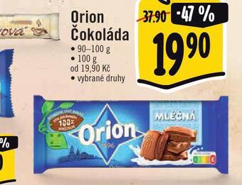 Jip Orion čokoláda nabídka