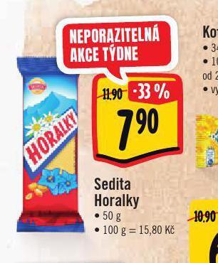 Jip Sedita horalky nabídka