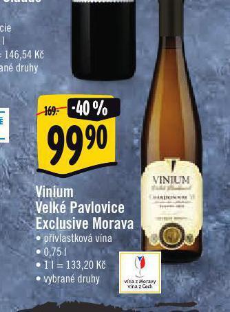Jip Vinium velké pavlovice exclusive morava nabídka