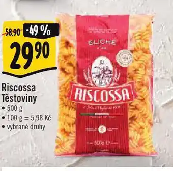Jip Riscossa těstoviny nabídka