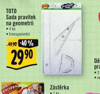 Jip Toto sada pravítek na geometrii nabídka