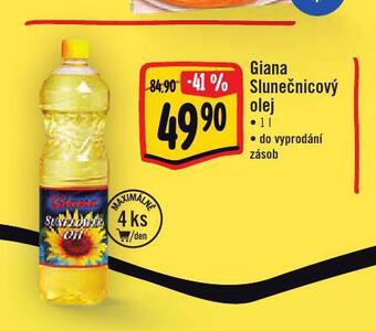 Jip Giana slunečnicový olej nabídka