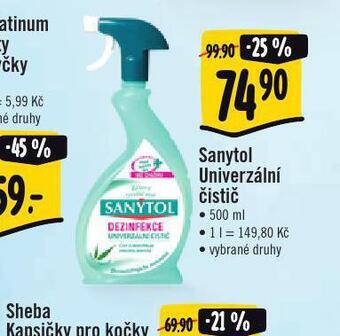 Jip Sanytol univerzální čistič nabídka
