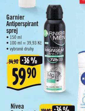 Jip Garnier antiperspirant nabídka