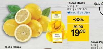 Tesco Citrony nabídka
