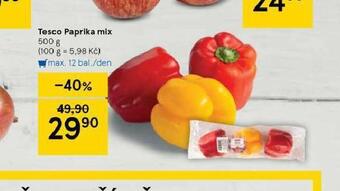 Tesco Paprika mix nabídka
