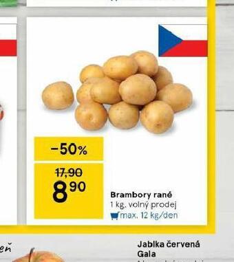 Tesco Brambory rané nabídka