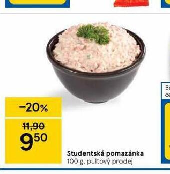 Tesco Studentská pomazánka nabídka